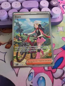 Pokemon Trainer Dawn 129/094 Special Illustration Rare Phantasmal Flames NM - Image 1