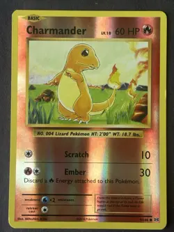 Pokemon Charmander XY: Evolutions #9/108 Common Reverse Holo LP - Image 2