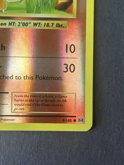 Pokemon Charmander XY: Evolutions #9/108 Common Reverse Holo LP - Image 5