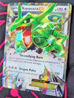 Rayquaza EX - 75/108 - Ultra Rare EX-NM Pokemon XY Roaring Skies - Image 2
