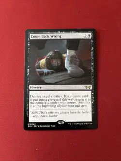 Come Back Wrong (0086) Duskmourn: House of Horror Regular - Image 1