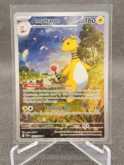 Ampharos 090/086 - Illustration Rare IR Chaos Rising Pokemon TCG English - Image 1