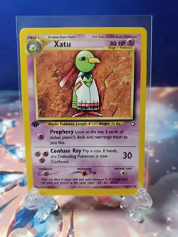 Pokemon TCG Xatu Neo Genesis 52/111 Regular 1st Edition Uncommon LP - Image 1