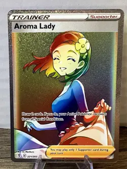 Pokemon TCG - Aroma Lady (Full Art) 199/203 Swsh07: Evolving Skies Holo - Image 1