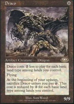 1x Draco Moderate Play, Spanish Planeshift MTG Magic - Image 1