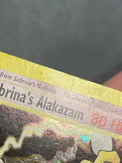 Pokemon TCG WOTC Sabrina’s Alakazam Gym Challenge 16/132 Holo Rare MP - Image 3