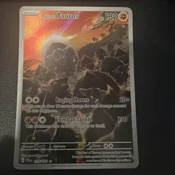 The Pokemon Company Paldean Tauros 218/193 Paldea Evolved Full Art Holo IR - Image 1