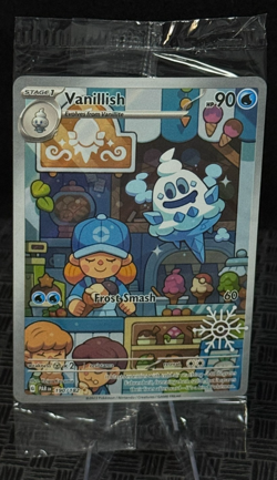 SEALED Vanillish 190/182 Holiday Festive STAMP Promo Pokemon 2025 - Image 1