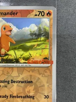 Pokemon TCG 151 Charmander 004/165 Gamestop Stamped Promo Sealed - Image 2