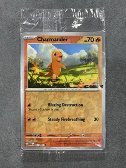 Charmander 004/165 Eb Games Stamped Promo Pokemon TCG 151 SEALED - Image 1