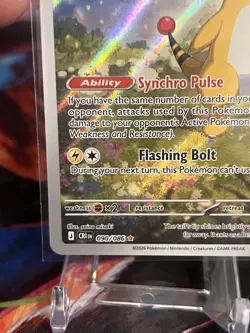 Pokemon TCG ENG Ampharos SIR Chaos Rising 090/086 Holo Rare Near Mint - Image 5