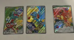 POKEMON FIRST PARTNER ILLUSTRATOR COLLECTION SERIES 1: KANTO STARTERS MEP 37-39 - Image 1