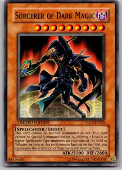 Sorcerer of Dark Magic Common Yu-Gi-Oh! The Movie Promo Set MOV-EN002 NM 8 - Image 1