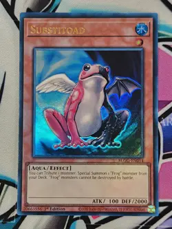 YUGIOH X3 BLGG-EN054 Substitoad x3 Ultra Rare 1ST EDITION PLAYSET - Image 3