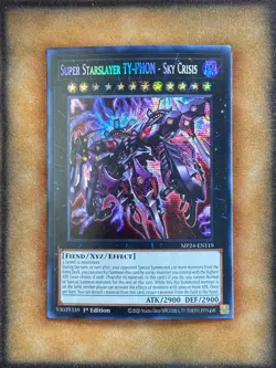 Yugioh Super Starslayer TY-PHON - Sky Crisis MP24-EN119 Secret Rare 1st Ed NM - Image 1