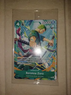 One Piece TCG - Roronoa Zoro , P-114, English Sealed - Image 1