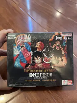 ONE PIECE EMPERORS IN THE NEW WORLD ENGLISH BOOSTER BOX OP-09 Mint New Sealed - Image 1