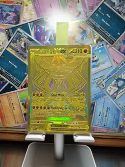 Mega Zygarde Ex Gold Pokemon Card English Near Mint Condition - Image 1