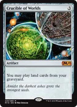 [1x] Crucible of Worlds Near Mint, English Core Set 2019 MTG Magic - Image 1