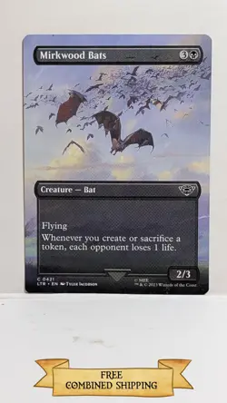 Mirkwood Bats (Borderless) Universes Beyond: The Lord of the Rings...sku: CC15 - Image 1