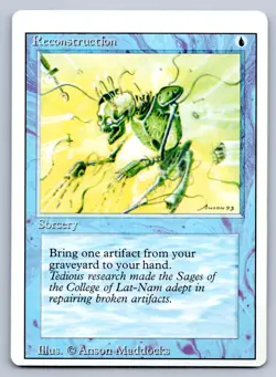 MTG Reconstruction C Revised Edition (3ED) NM Magic - Image 1