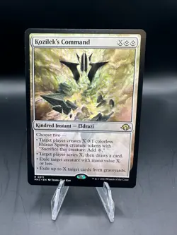 MAGIC THE GATHERING MTG MODERN HORIZONS 3 KOZILEK'S COMMAND (B) - Image 1