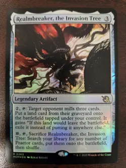 Realmbreaker, the Invasion Tree NM FOIL March of the Machine MTG FREE SHIPPING - Image 1
