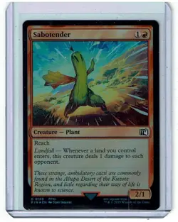 Sabotender - Foil - Final Fantasy - Magic the Gathering - Image 1