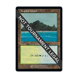 WotC 30th Anniversary Edition Tropical Island (Retro Frame) (R) NM - Image 1