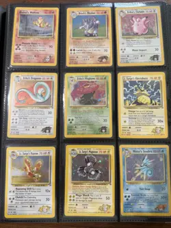Master Set 2000 Pokemon WOTC: Complete Gym Heroes Set (132/132) - MP-LP-NM - Image 1