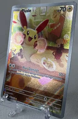 Plusle 193/182 Paradox Rift Illustration Rare Pokemon TCG Card 2023 Near Mint - Image 1