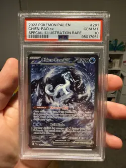PSA 10 2023 Pokemon SV02 Paldea Evolved Chien-Pao ex 261/193 SIR Holo - Image 1