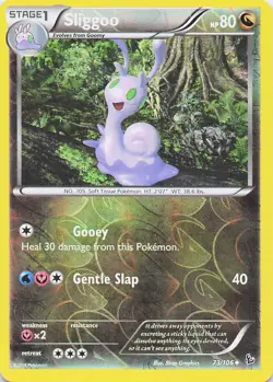 Sliggoo - Pokemon Reverse Holo Uncommon 2014 Flashfire 73/106 NM - Image 1