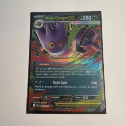 Pokemon TCG Mega Gengar ex 056/094 Me02: Phantasmal Flames NM PACK FRESH - Image 1