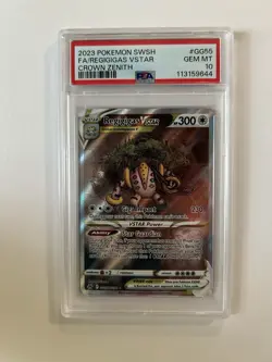 Pokemon 2023 Crown Zenith Galarian Gallery Regigigas VSTAR GG55/GG70 PSA 10 - Image 1