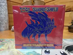 Pokemon Sword & Shield Base Zacian Red Elite Trainer Box ETB New And Sealed - Image 1
