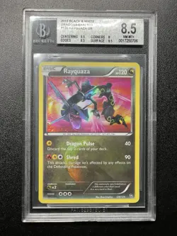 Pokemon Rayquaza Dragons Exalted Holo Secret Rare #128 BGS 8.5 Mint ➡ PSA CGC - Image 1