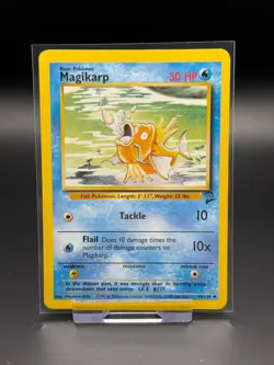 Magikarp 50/130 Base Set 2 LP Pokemon Card TCG Vintage WOTC - Image 1