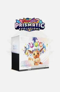 Pokemon Scarlet & Violet Prismatic Evolutions ETB Sealed with protective case - Image 1