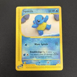 Pokemon TCG Expedition Base Set Squirtle Card 131/165 - Image 1