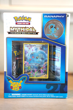 Pokemon TCG Manaphy Mythical Pokemon Collection Box New Sealed Generations 2016 - Image 1