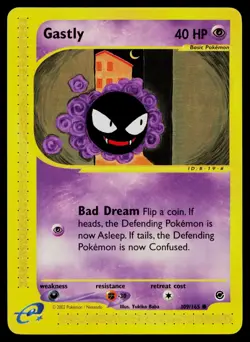 GASTLY 109/165 COMMON EXPEDITION BASE SET POKEMON LP - Image 1