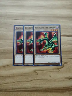 Yu-Gi-Oh! - BlackLand Fire Dragon 3X - Full Playset - Image 1