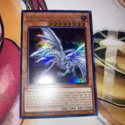 Yugioh Blue-Eyes Alternative White Dragon Ultra Rare RA02 - Image 2
