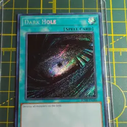 Konami Yu-Gi-Oh! Dark Hole Secret Rare Holo Spell BLMR-EN086 1st - Image 1