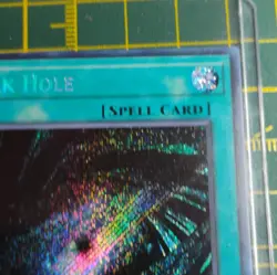 Konami Yu-Gi-Oh! Dark Hole Secret Rare Holo Spell BLMR-EN086 1st - Image 4