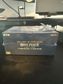 One Piece Pillars Of Strength OP03 Booster Box English w/ Tear (See Pictures) - Image 3