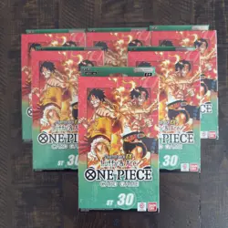 One Piece Starter Deck ST-30 Luffy and Ace English Lot of 6 Display-Fast Ship - Image 1