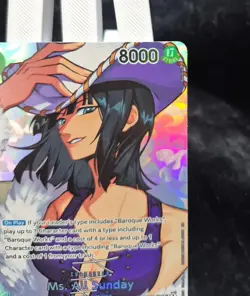Bandai One Piece Ms. All Sunday OP14-084 SP Special Rare Alt Art Foil EN - Image 5