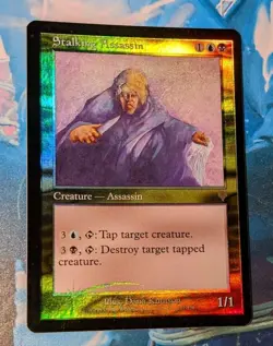 MTG *FOIL* Invasion Rare STALKING ASSASSIN SP - Image 1
